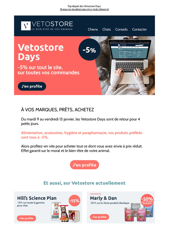 Soldes avant les soldes : Vetostore Days, -5% sur TOUT!