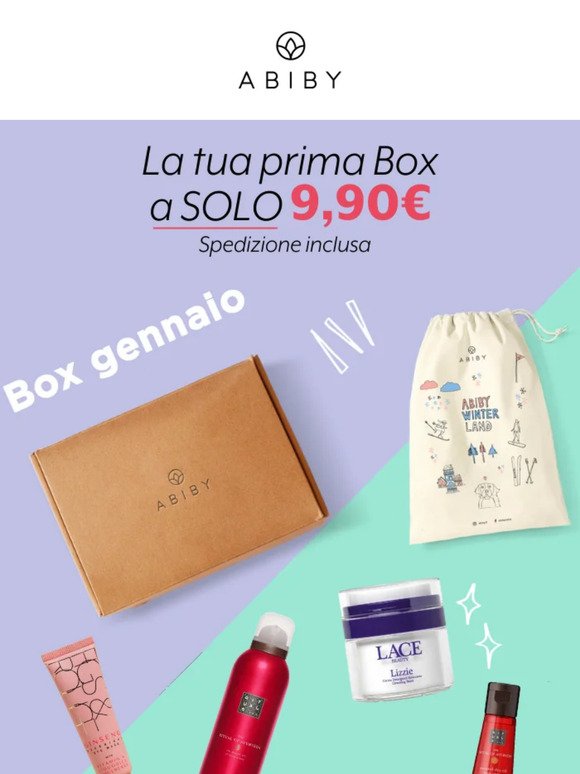 🚨 9,90€ e la Box gennaio è tua!