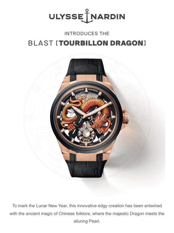 Ulysse Nardin introduces the BLAST [TOURBILLON DRAGON]