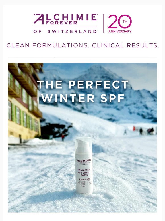 For you, The perfect winter SPF ❄️☀️
