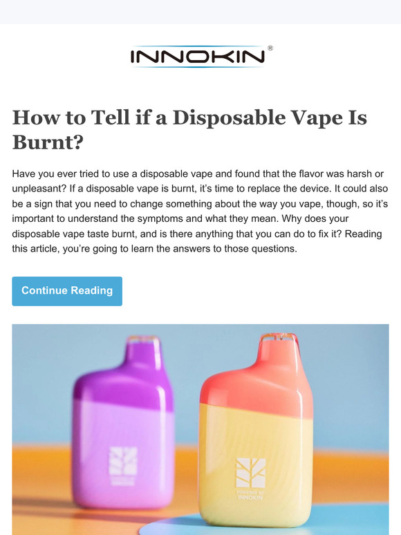 How To Tell If A Vape Is Burnt Innokin: How to Tell if a Disposable Vape Is Burnt? | Vaping 101 | Milled