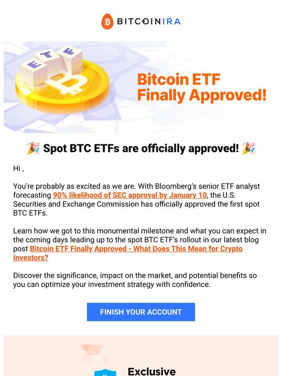 Breaking news: BTC ETFs are approved! 🎉
