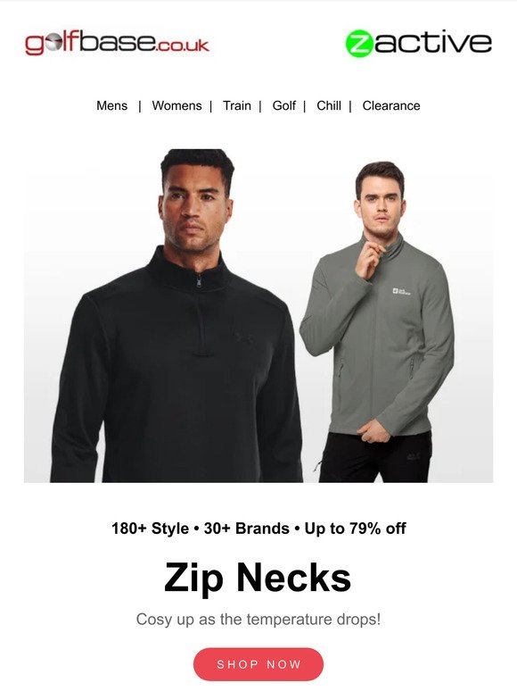 Cosy Zip Neck Sweaters - 50%+ Off!
