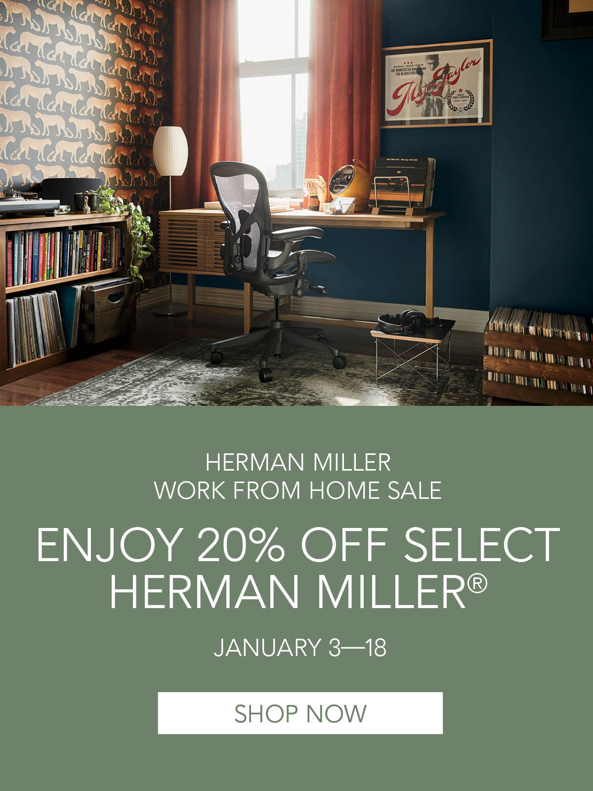 HERMAN MILLER WORK FROM HOME SALE