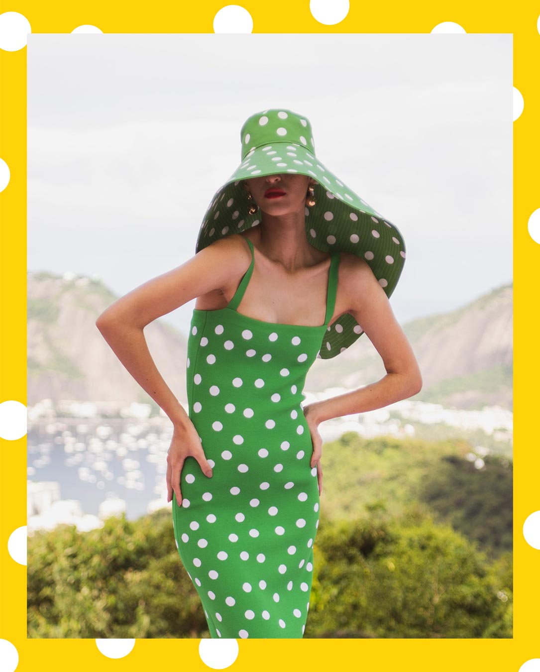 green emerald velvet dress Penny Polka Dot Strapless Dress