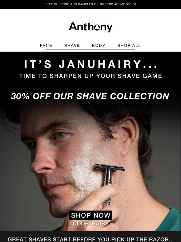 30% off our Shave Collection🪒