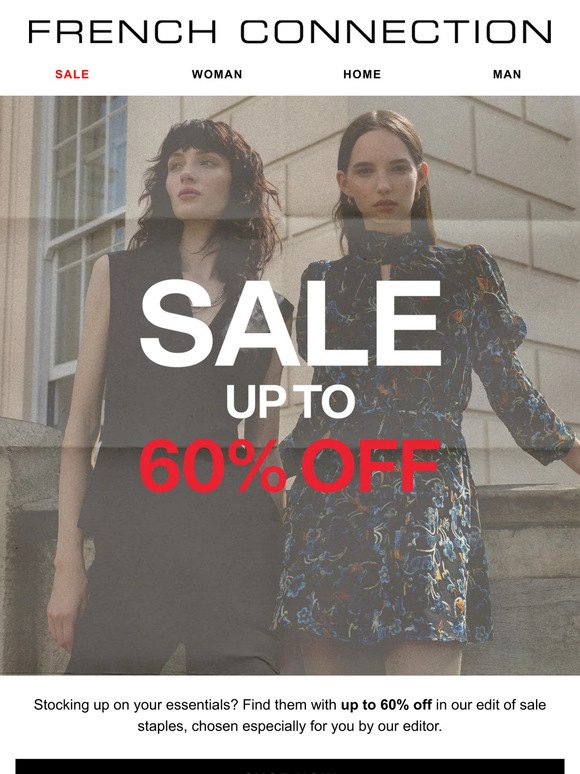Up to 60% off the essentials