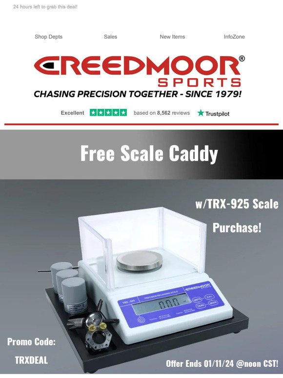 Free Caddy With TRX-925 Scale!