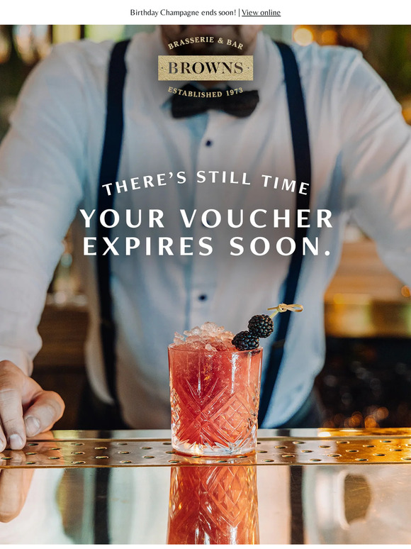 You might miss out, —