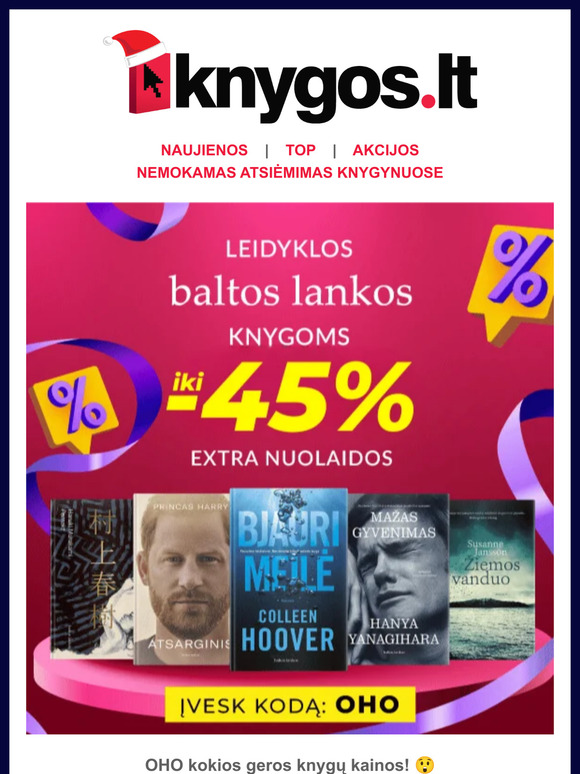 Knygos.lt: Leidyklos „Baltos Lankos“ Knygoms Iki 45 % Extra Nuolaida 🎉 ...