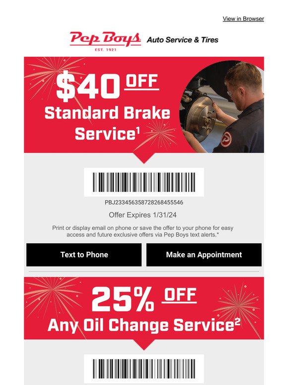 🛑 STOP! Save $40 on brake service