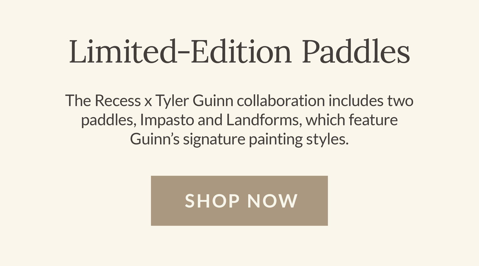 Recess Pickleball x Tyler Guinn Artist Collaboration Paddles