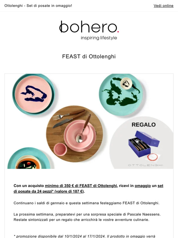 Ottolenghi - Set di posate in omaggio!