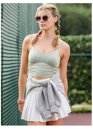 The Ripple Ruched Tank