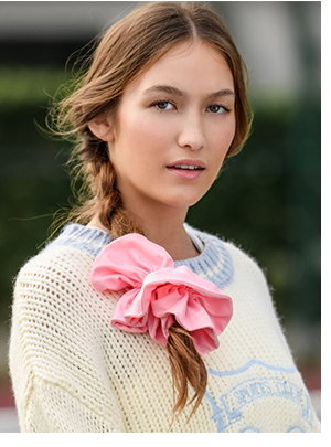 The https://www.asrevival.com/as-revival/accessories/hair-accessories/oversized-ruffle-scrunchie/1004130751.html