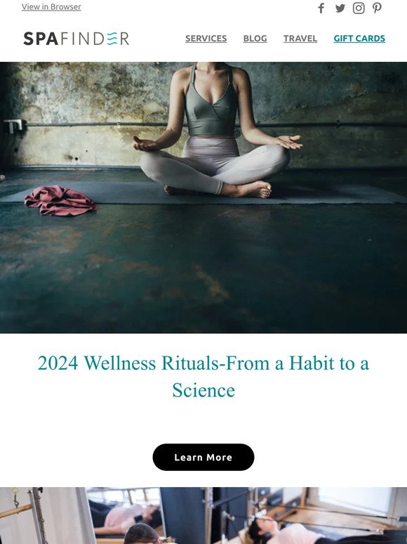 Breathe in 2024 with these Wellness Rituals