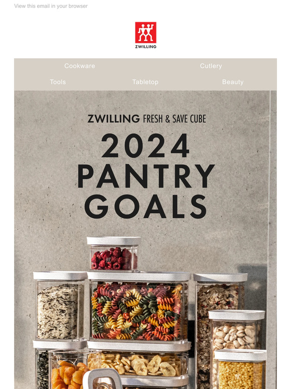 Zwilling CA 2024 Pantry Goals Unlocked Air out, Taste In! 😎 Milled