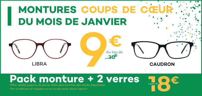 Découvrez nos montures coups de cœur