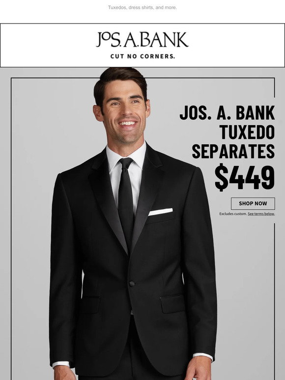 Jos. A. Bank: Tie the knot in this. | Milled