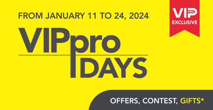 VIPpro days - Offers, Contests, Gifts*