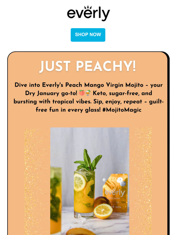 Dry Jan Inspo! 🍑🥭