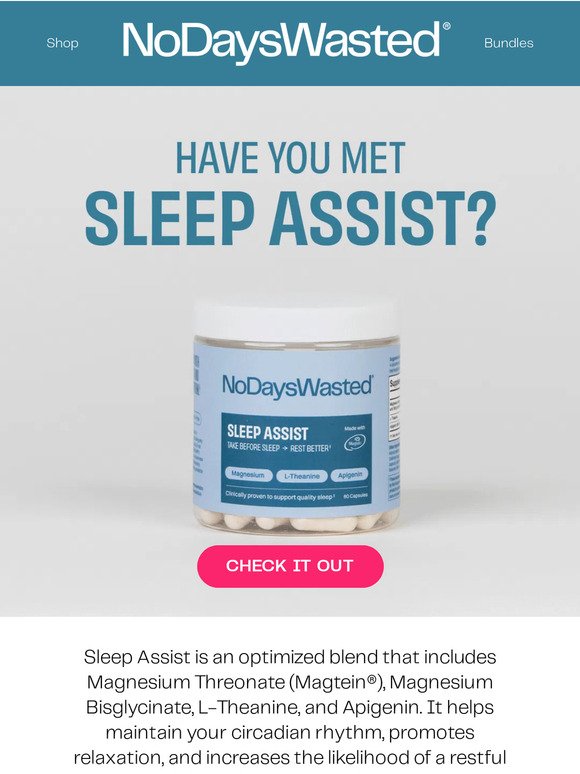 Have you met Sleep Assist? 💤