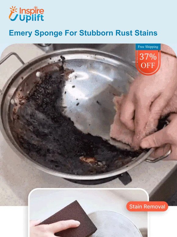 Say Goodbye to Stubborn Rust: Try Our Magic Sponge!