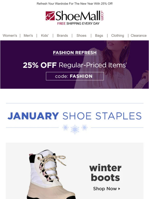 Shoe Mall These Shoes Are A MUST For January Milled