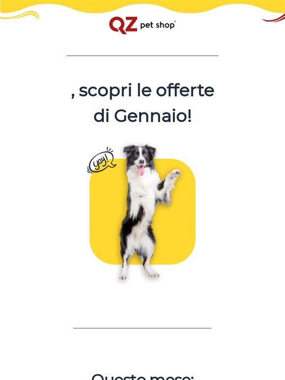 Le offerte di Gennaio per Cani e Gatti!