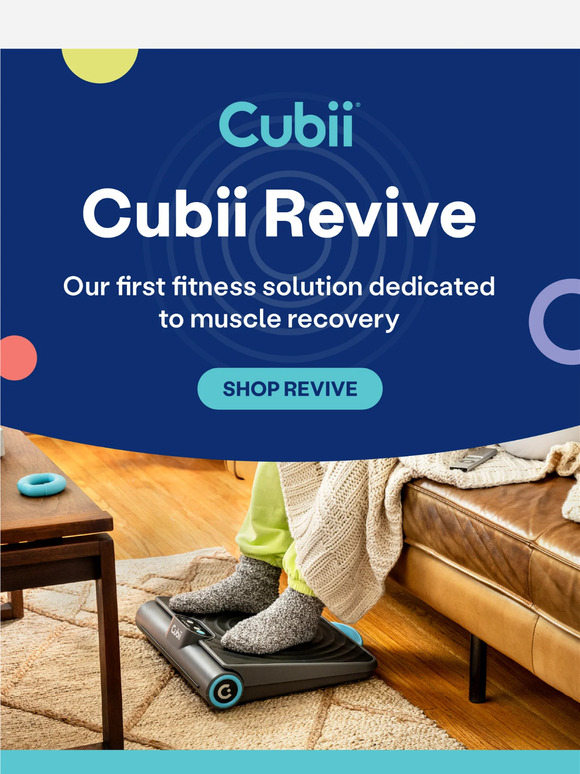 Cubii Revive brings the power of muscle recovery to your wellness