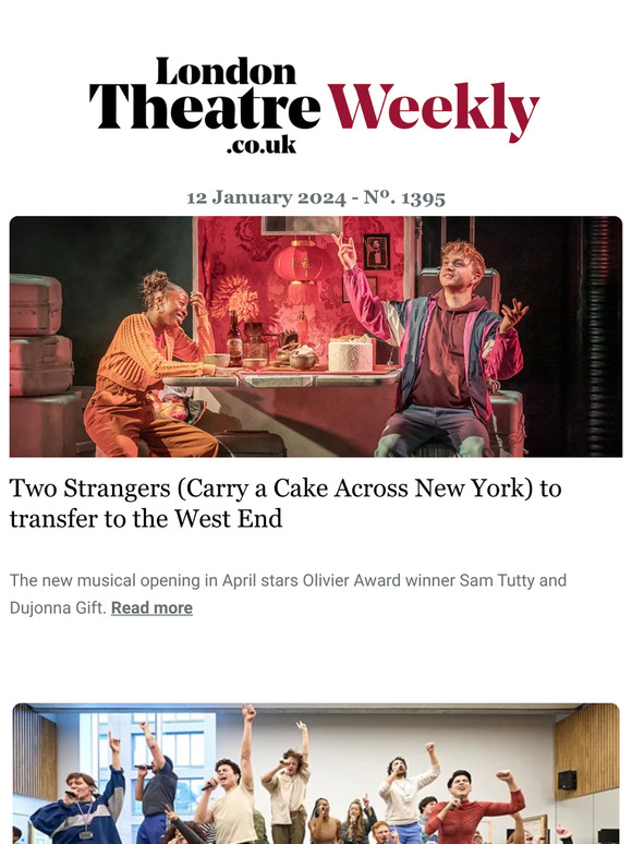 Two Strangers to transfer to the West End