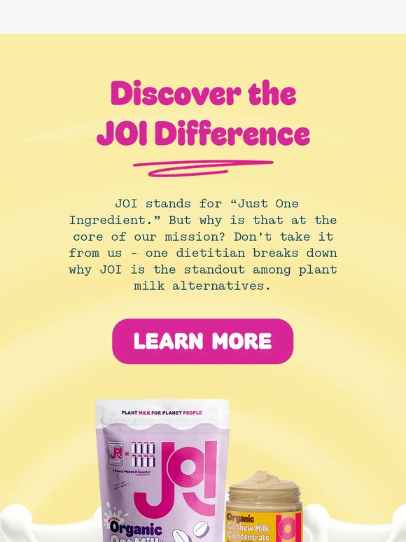 🥛Why JOI > Boxed Milk: A Dietitian's Deep Dive 🤓