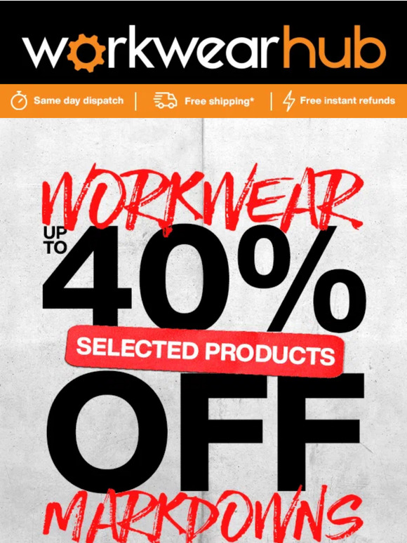 Back to work markdowns....