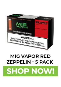 Mig Vapor Red Zeppelin - 5 Pack