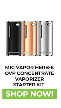 Mig Vapor Herb-E OVP Concentrate Vaporizer Starter Kit