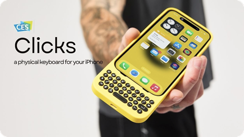 Clicks Creator Keyboard Founders Edition iPhone keyboard gives you more screen space