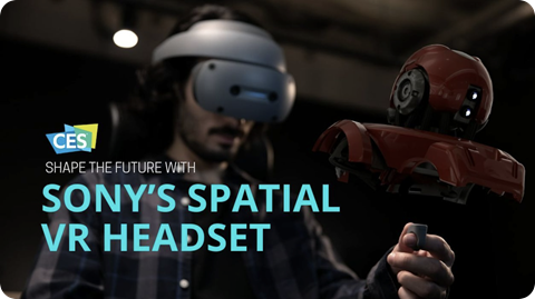 Sony Spatial Content Creation Headset lets you interact with 3D objects intuitively