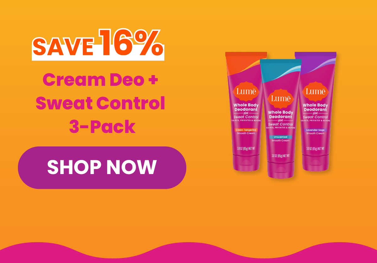 Cream Deo + Sweat Control 3-Pack
