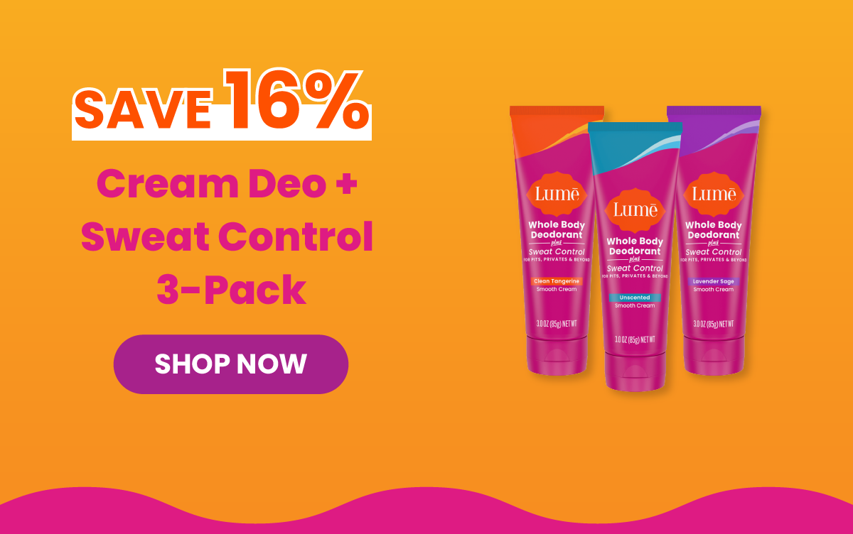 Cream Deo + Sweat Control 3-Pack