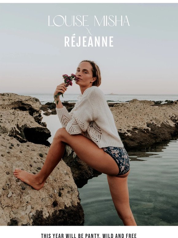 Our menstrual panties with Réjeanne 💛