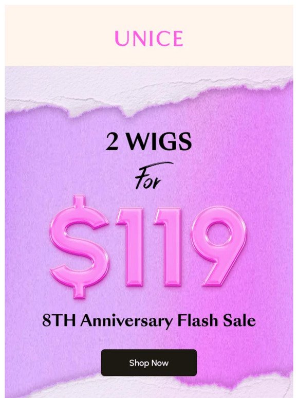 Double the Happiness, Double the Savings - 2 Wigs for $119!