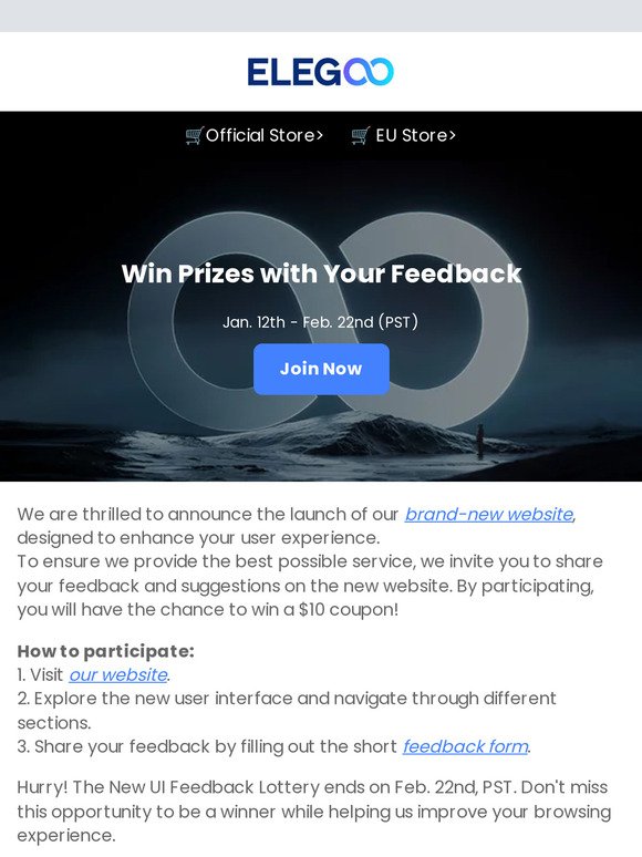 🎁Win Exciting Prizes! Participate in our New UI Feedback Lottery Now!
