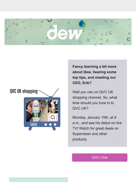 Dew on TV!