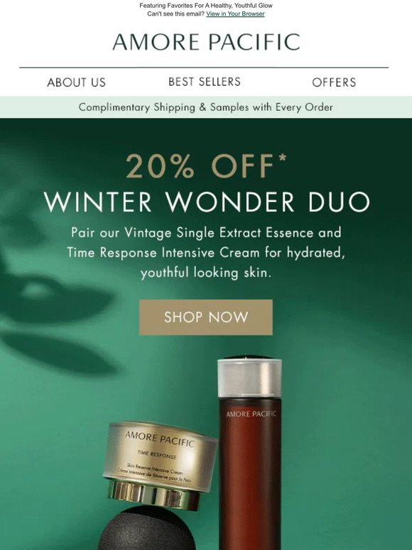 Enjoy 20% Off Our Winter Radiance Duo