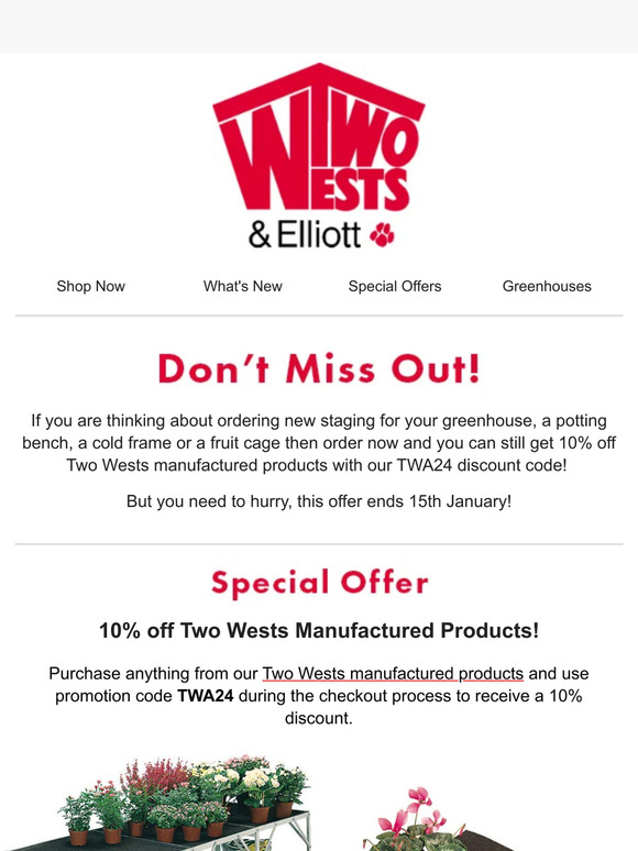 Final Few Days To Use Your Discount Code!