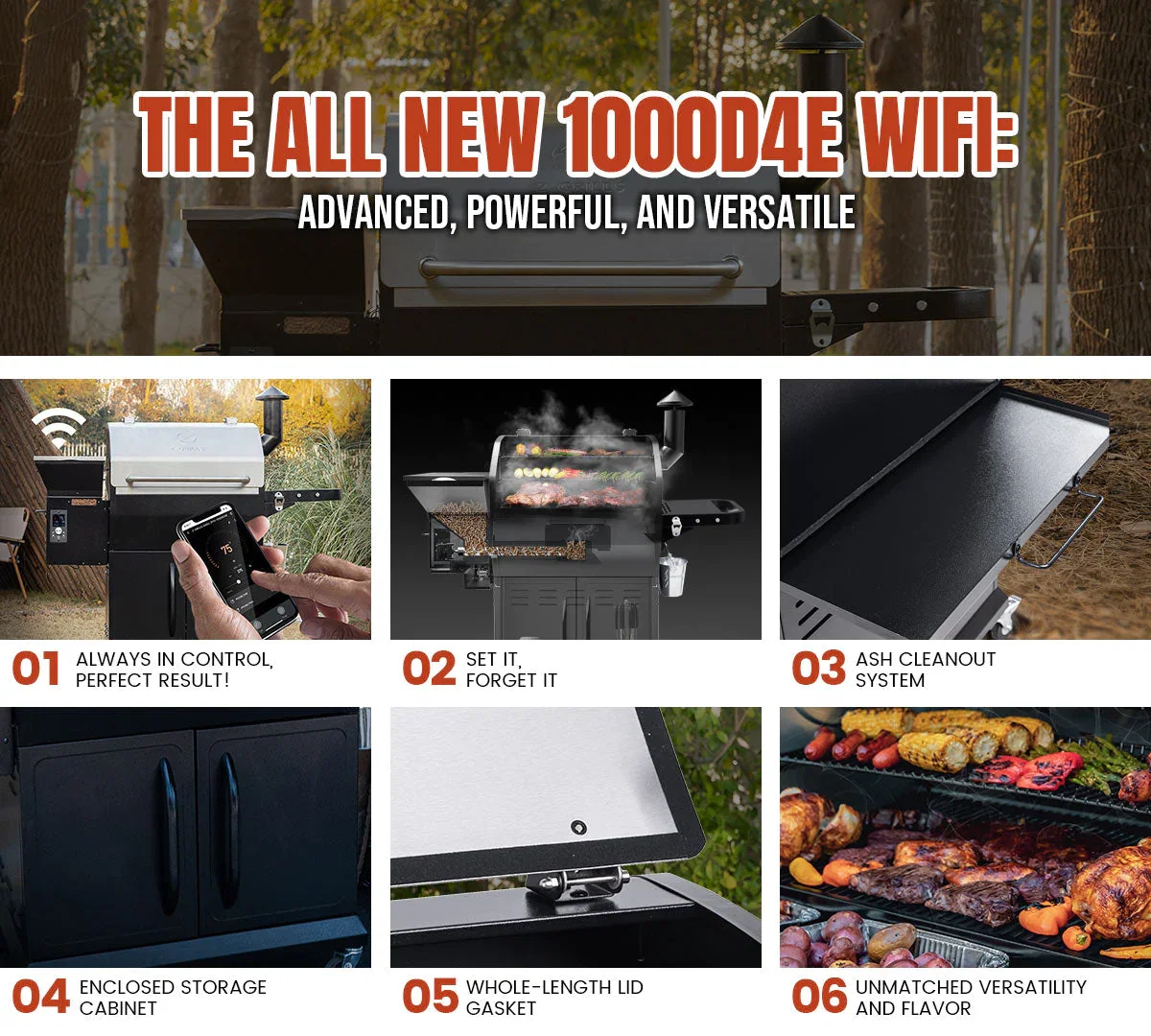 Z Grills: All-New 1000D4E WiFi: Advanced, Powerful, and Versatile🏆 | Milled