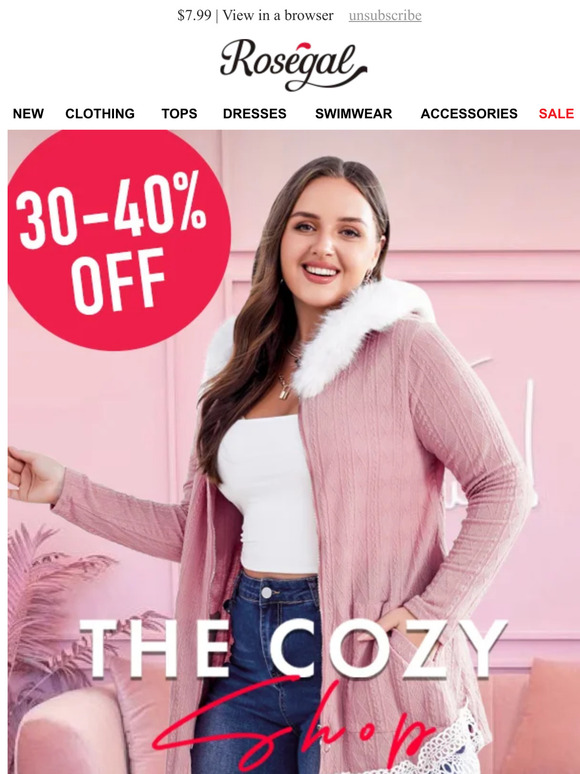 The Cozy Shop | 30-40% Off