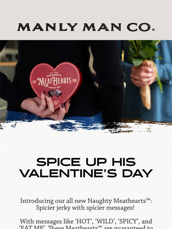 Manly Man Co.: Naughty Meathearts™ For Your Valentine | Milled