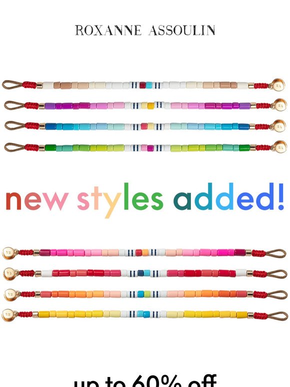 NEW STYLES ADDED