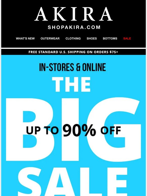 UP TO 90% OFF